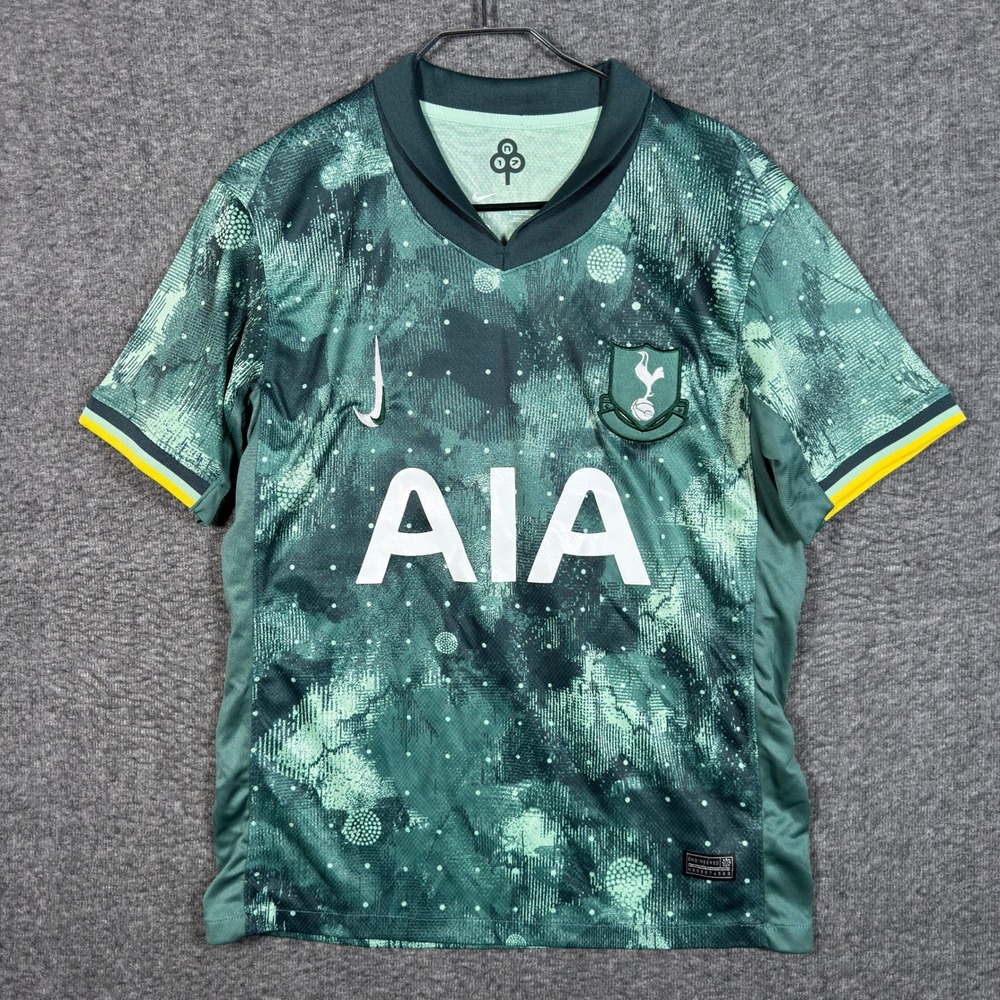 Nike Soccer Jersey Mens Small Green Tottenham Hotspur Taherji 7 AIA 2024/2025